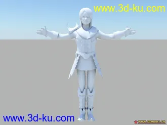 3D打印模型女战士的图片
