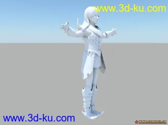 3D打印模型女战士的图片