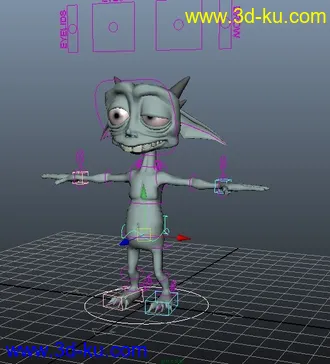 3D打印模型小怪物的图片