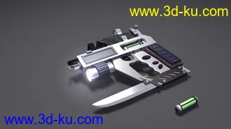 3D打印模型科幻枪的图片