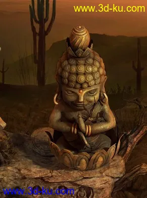 3D打印模型雕像的图片