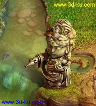 3D打印模型雕像的图片