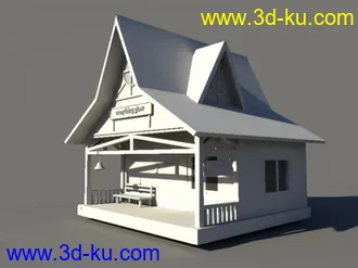 很久以前做过的模型，没做过材质贴图，拿来分享给大家的图片