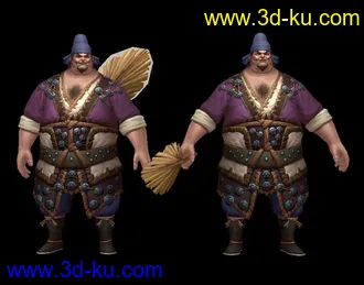 蒲贵的一个人物模型的图片