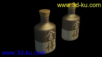 3D打印模型舍得酒酒瓶的图片