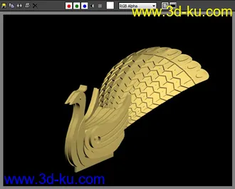 3D打印模型石像凤凰的图片