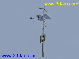 3D打印模型路灯智慧柱的图片