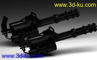 3D打印模型加特林的图片