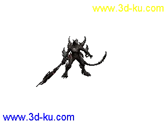 3D打印模型合成产物，带动作5个的图片