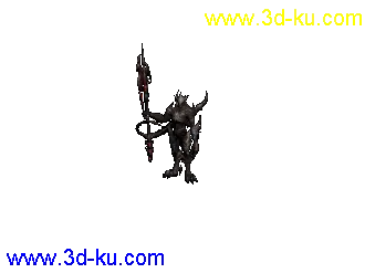 3D打印模型合成产物，带动作5个的图片