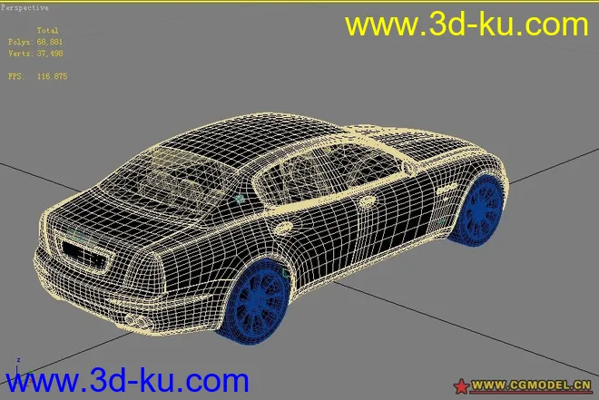 马拉沙蒂 Maserati_Quattroporte模型的图片1