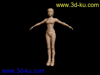 3D打印模型易女孩--------改善的图片
