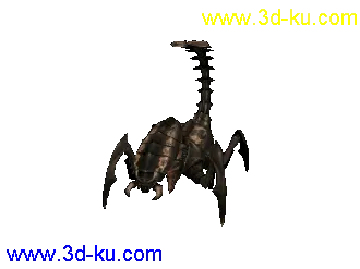 3D打印模型蝎子4动作的图片
