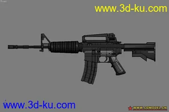 3D打印模型穿越火线里的 M4A1的图片