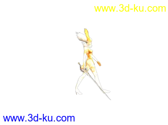 3D打印模型女剑士11的图片