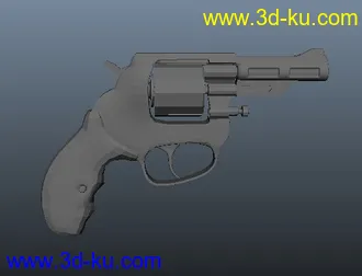 3D打印模型左轮枪一把的图片
