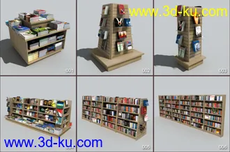 3D打印模型书店的图片