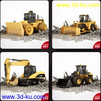 3D打印模型工程机械的图片