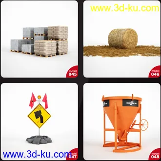 3D打印模型工程机械的图片