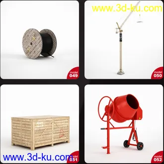 3D打印模型工程机械的图片