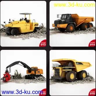 3D打印模型工程机械的图片