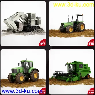 3D打印模型工程机械的图片