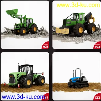 3D打印模型工程机械的图片