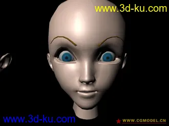 3D打印模型MAYA人物表情及口型的图片