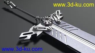 3D打印模型可以变形的未来感的剑的图片