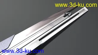 3D打印模型可以变形的未来感的剑的图片