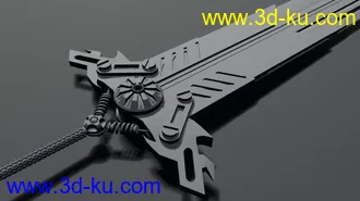 3D打印模型可以变形的未来感的剑的图片