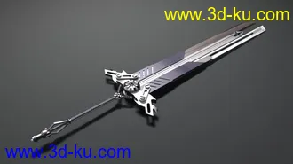 3D打印模型可以变形的未来感的剑的图片