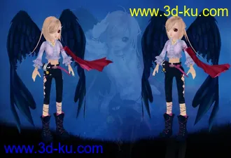 3D打印模型小萝莉的图片