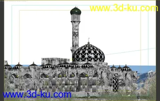 3D打印模型城堡的图片