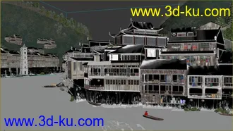 3D打印模型大师作品 水乡的图片