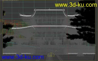 3D打印模型大雄宝殿的图片