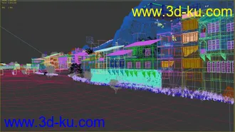 3D打印模型又一个 水乡 房子的图片