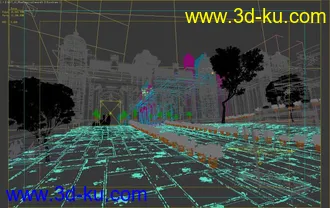 3D打印模型城门的图片