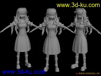 3D打印模型发个一自己做的日是卡通人物的图片