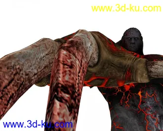 3D打印模型生化危机：熔岩暴君（精模）的图片