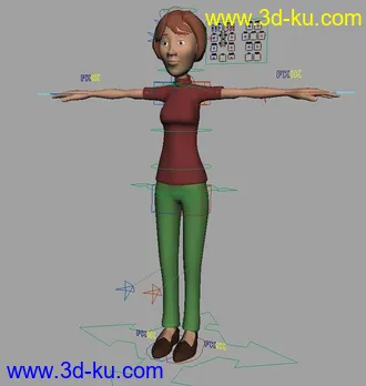 一个国外的绑定模型。的图片