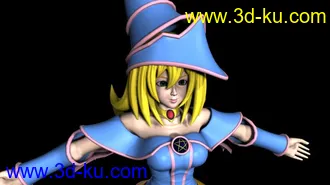 3D打印模型黑魔导女孩的图片