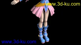 3D打印模型黑魔导女孩的图片