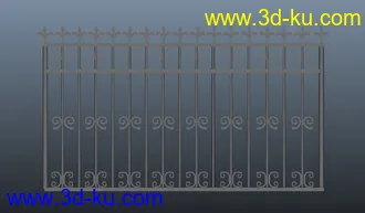 3D打印模型现代栏杆的图片