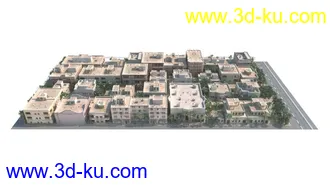 3D打印模型景观建筑鸟瞰的图片