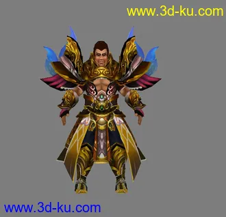 3D打印模型一身疙瘩肉的男人的图片