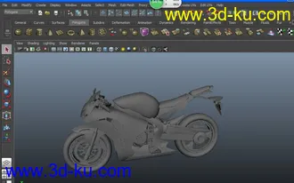maya2011-摩托车模型的图片