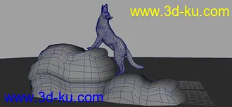 3D打印模型狼图腾的图片