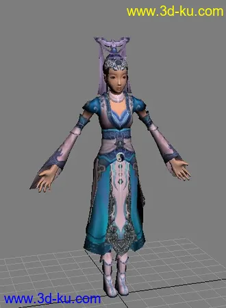 3D打印模型小女孩的图片