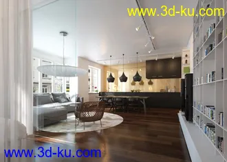 3D打印模型10套高品质室内场景的图片